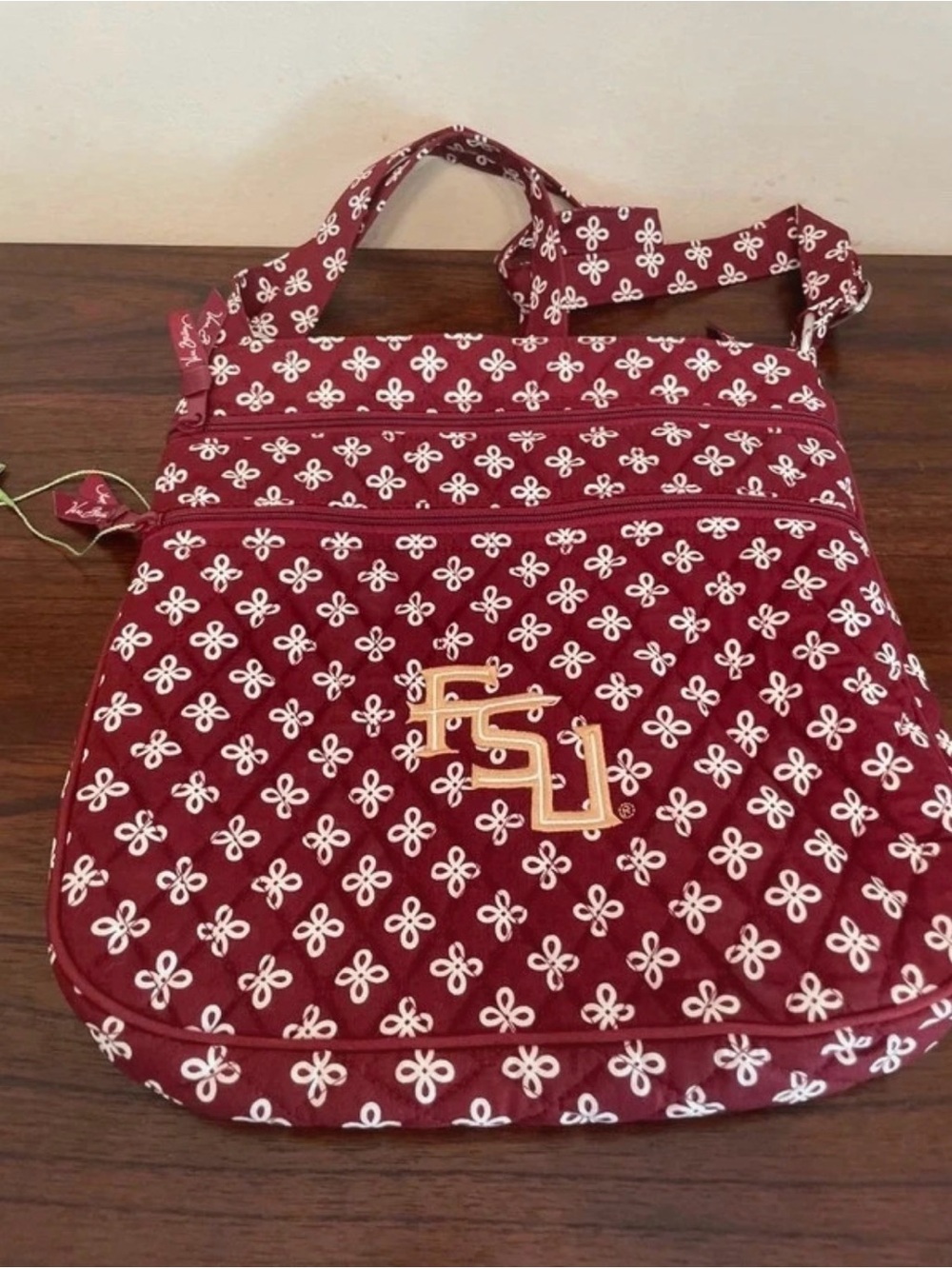 Vera Bradley FSU (Florida State University)triple zip hipster bag - Picture 3 of 10
